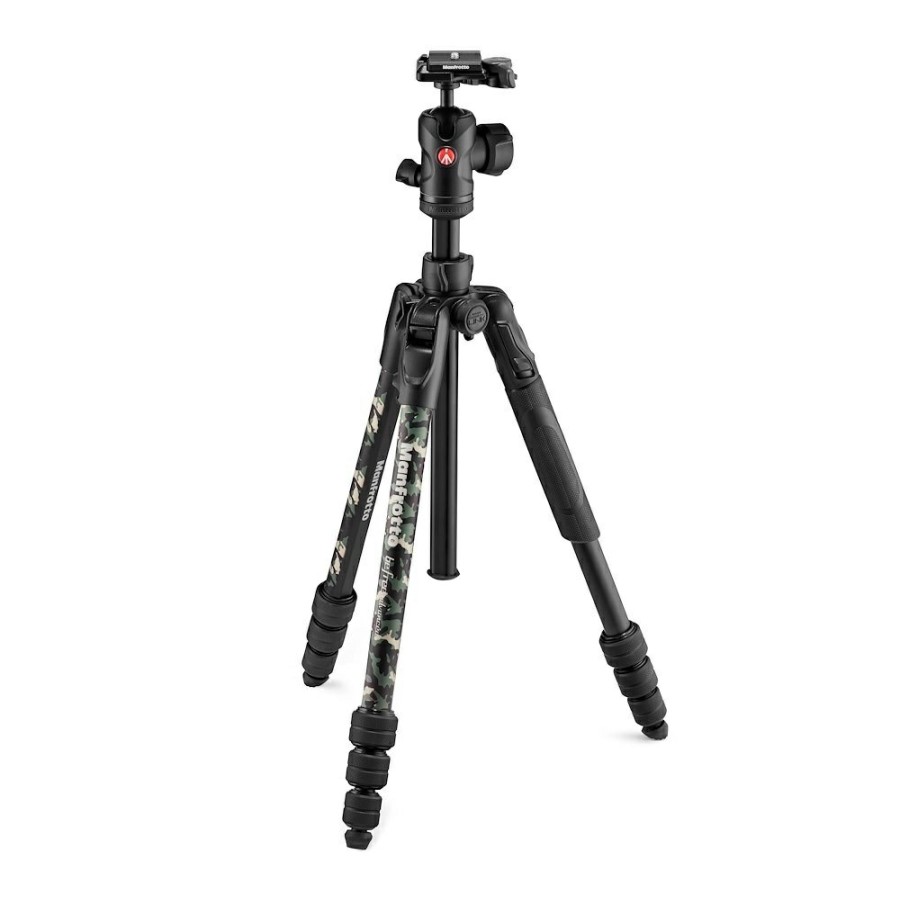 Tripods Manfrotto | Befree Advanced Camo Wild Green Reisstatief - Nieuwe Editie