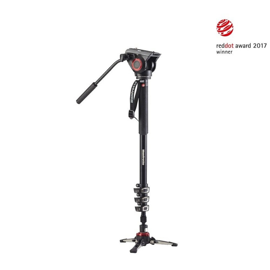 PHOTOGRAPHIC STYLE Manfrotto | Xpro Video-Monopod Met 4 Secties, Vloeistofkop En Fluidtech-Basis