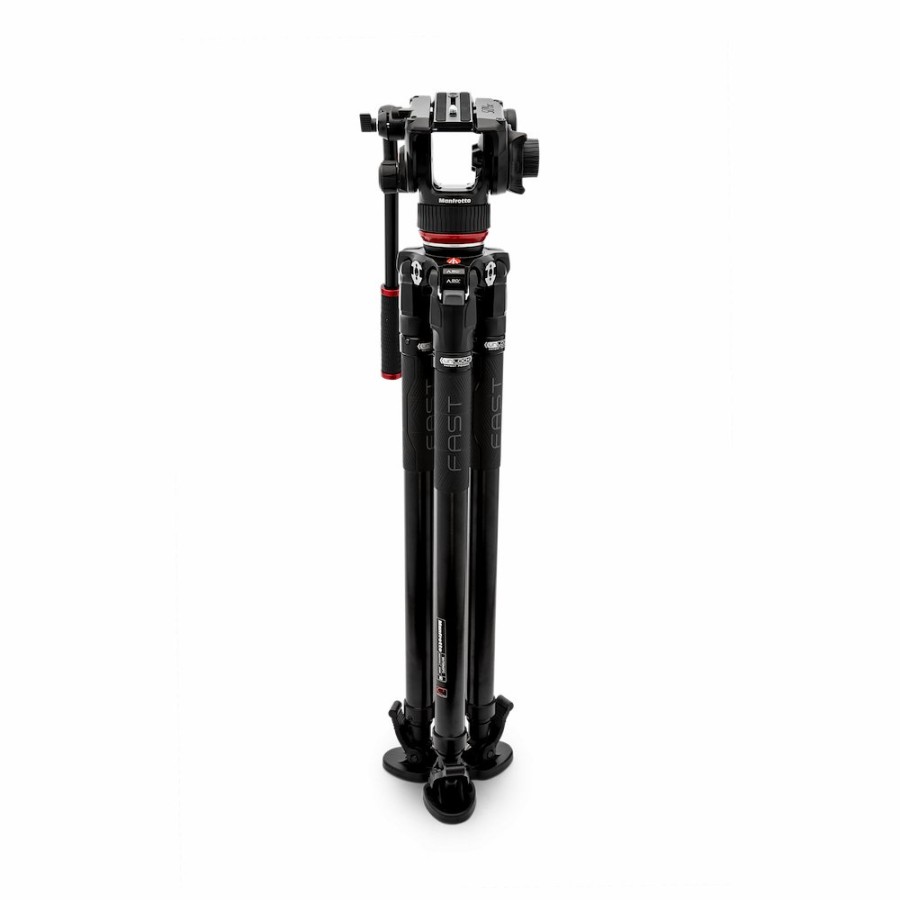 Video tripods Manfrotto | 504X Vloeiende Videokop Met 635 Snelle Enkele Carbonpoot