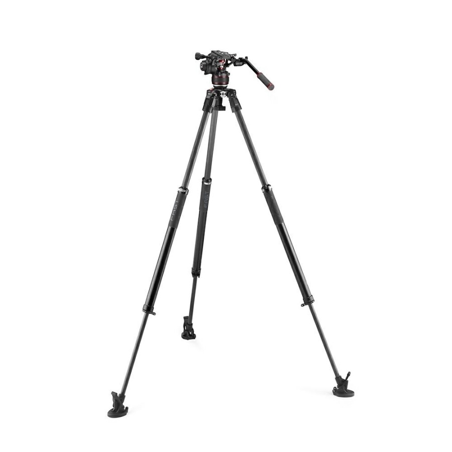 Video tripods Manfrotto | Nitrotech 608-Serie Met 635 Fast Single Leg Carbon-Statief