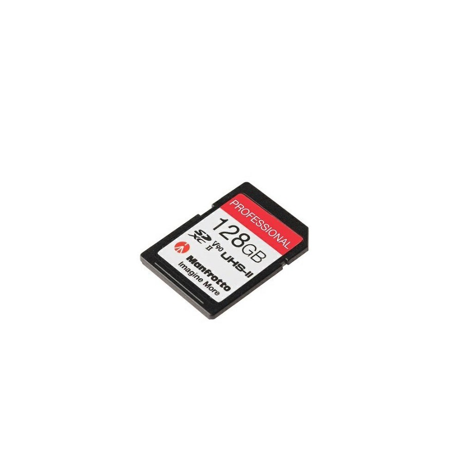 MEMORY CARDS & READERS Manfrotto | Professionele 128 Gb, Uhs-Ii, V90, U3 280 Mb/S Sdxc-Geheugenkaart