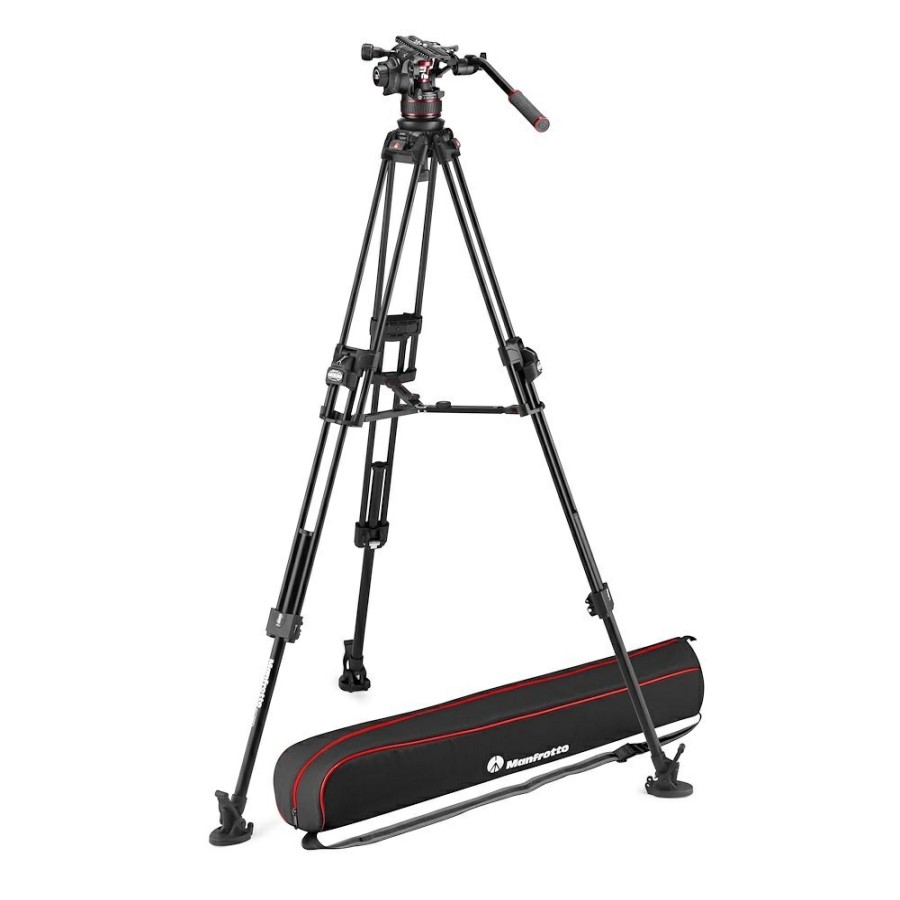 Video tripods Manfrotto | Nitrotech 612-Serie Met 645 Fast Twin Alu-Statief