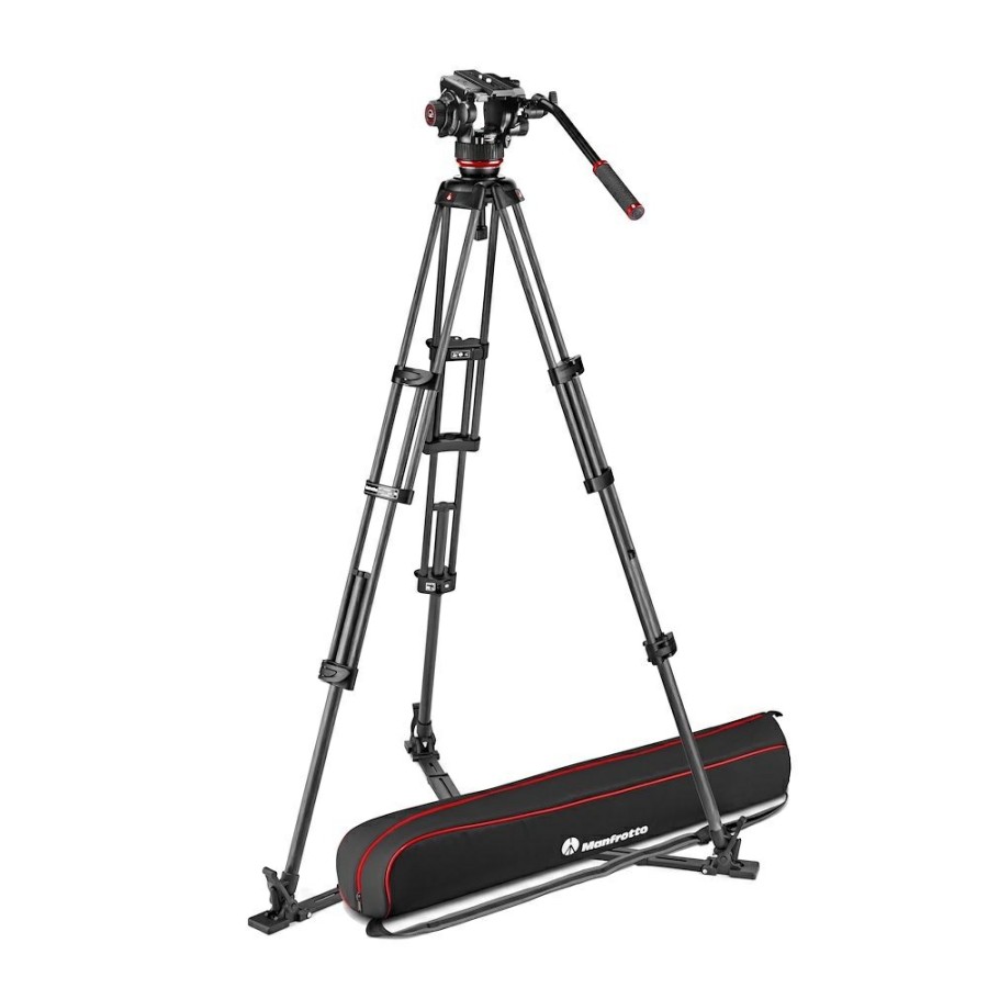 Video tripods Manfrotto | 504X Vloeistofvideokop Met Cf-Statief Met Twee Poten Gs