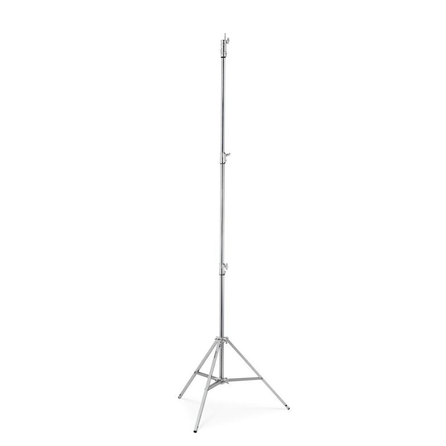 STANDS, ARMS AND CLAMPS Manfrotto | Avenger Combo Stand 35 Zilver 350 Cm/138 Inch Stalen Dubbele Stijgbuis