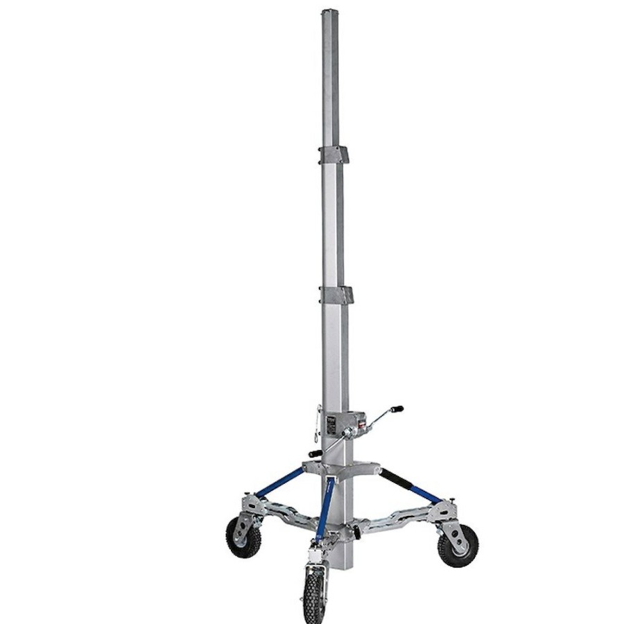 STANDS, ARMS AND CLAMPS Manfrotto | Avenger Long John Silver Junior Standaard 340 Cm/134'' Met Ff-Wielen