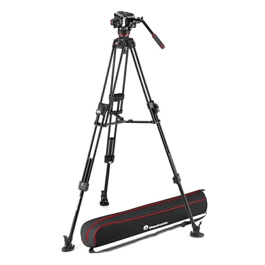 Video tripods Manfrotto | 504X Vloeiende Videokop Met 645 Snel Dubbel Aluminium Statief