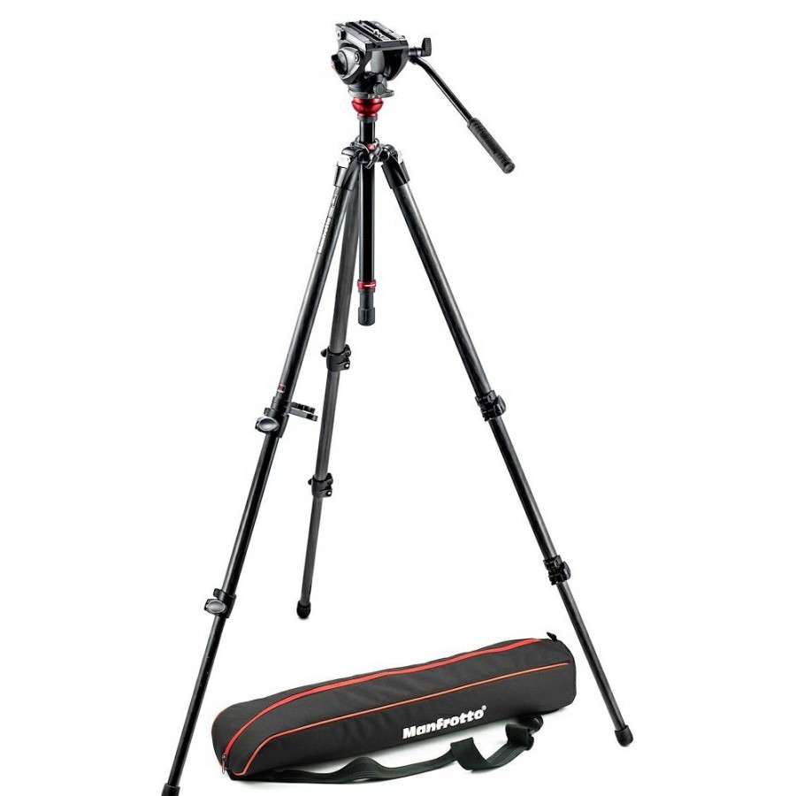 Video tripods Manfrotto | 500 Vloeistofvideokop En 755Cx3 Cf-Statief Met Een Poot