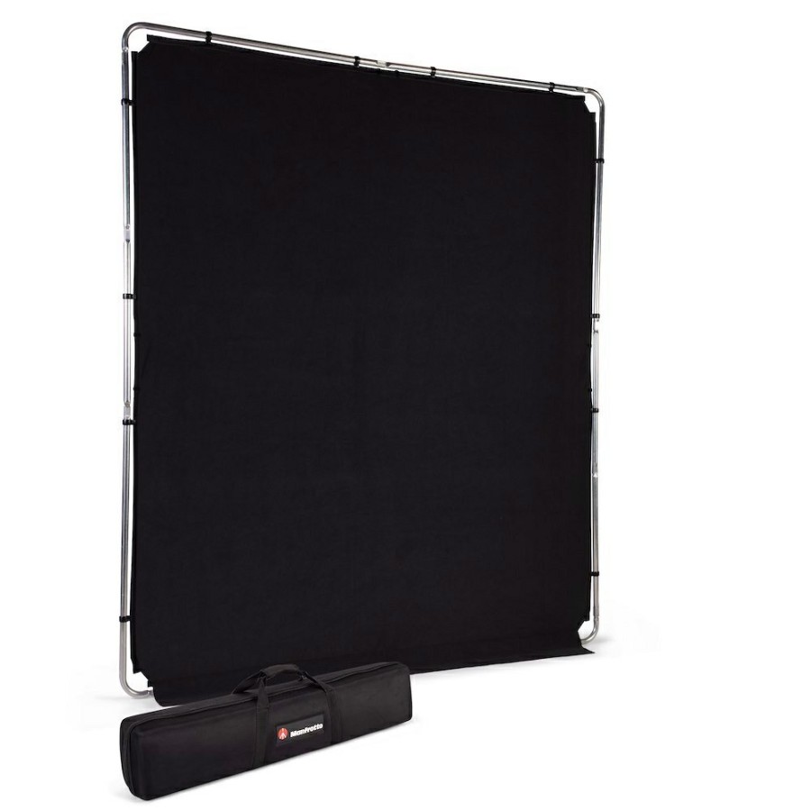 PHOTO & VIDEO BACKGROUNDS Manfrotto | Ezyframe Achtergrond 2M X 2,3M Zwart