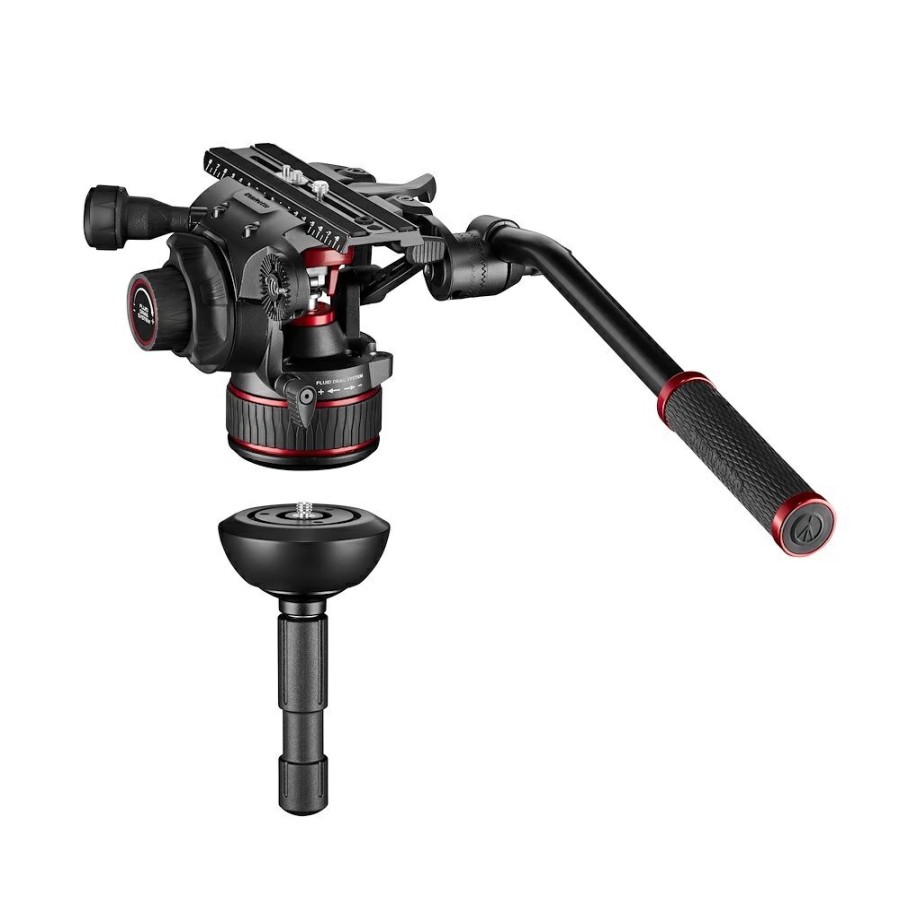 Video tripods Manfrotto | Nitrotech 612 Videokop, Cf Hoog Statief Met Enkele Poten