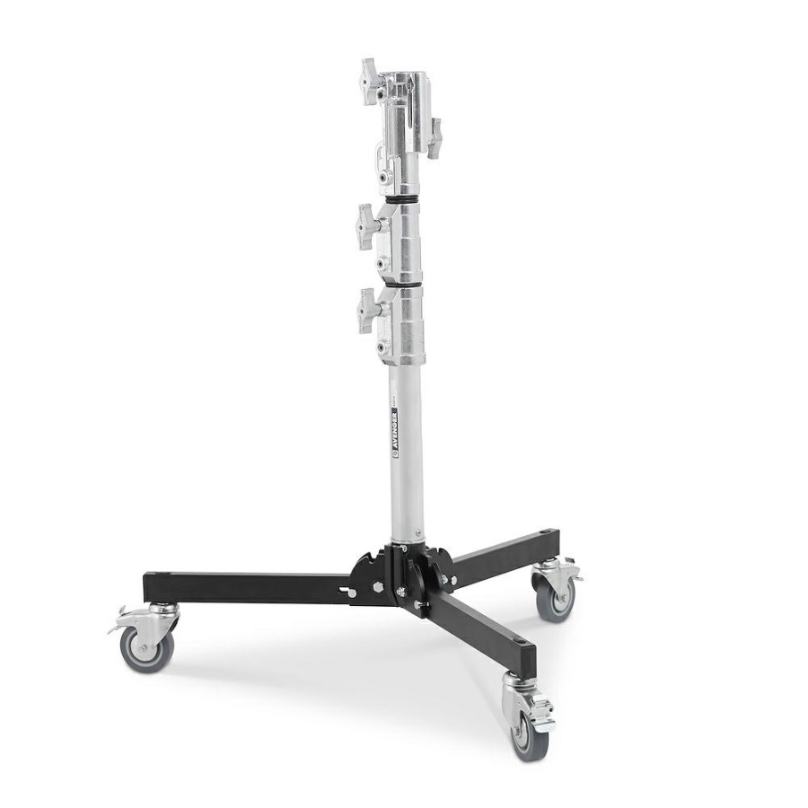 STANDS, ARMS AND CLAMPS Manfrotto | Avenger Junior Roller Low Boy 120 Cm/3,9' Cs-Basis, Alu-Verhogers