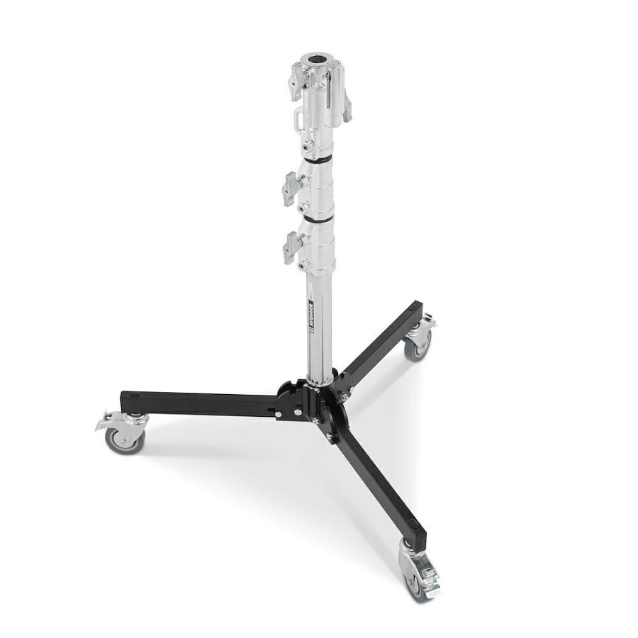 STANDS, ARMS AND CLAMPS Manfrotto | Avenger Junior Roller Low Boy 120 Cm/3,9' Cs-Basis, Alu-Verhogers