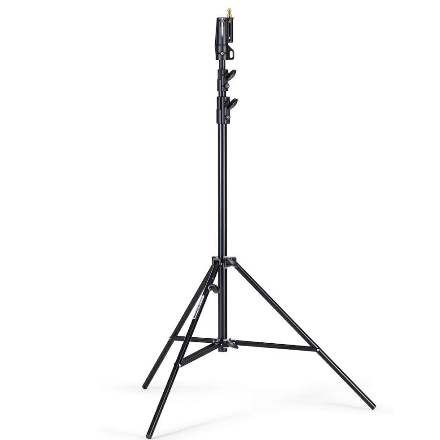 STANDS, ARMS AND CLAMPS Manfrotto | Seniorenstandaard Van Zwart Aluminium