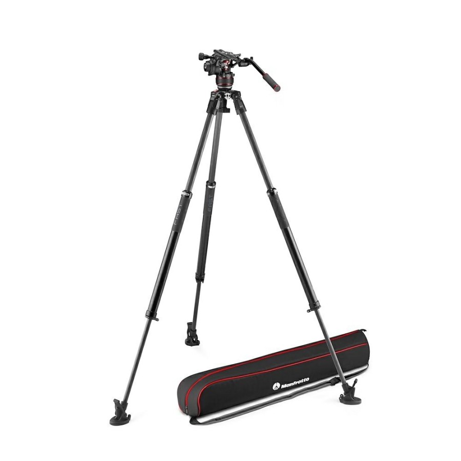 Video tripods Manfrotto | Nitrotech 612-Serie Met 635 Fast Single Leg Carbon-Statief