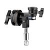 STANDS, ARMS AND CLAMPS Manfrotto | Avenger Jumbo Grip Head 4,5 Inch, Zwart Met Jr. Stud & Ontvanger