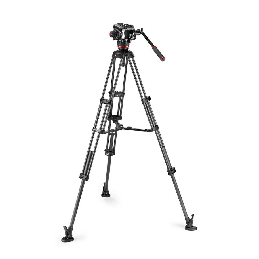 Video tripods Manfrotto | 504X Vloeistofvideokop Met Cf-Statief Met Twee Poten Ms