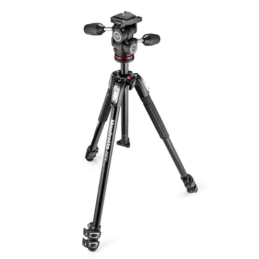 Tripods Manfrotto | 190X Statief Met 804 3-Weg Kop En Snelontgrendelingsplaat