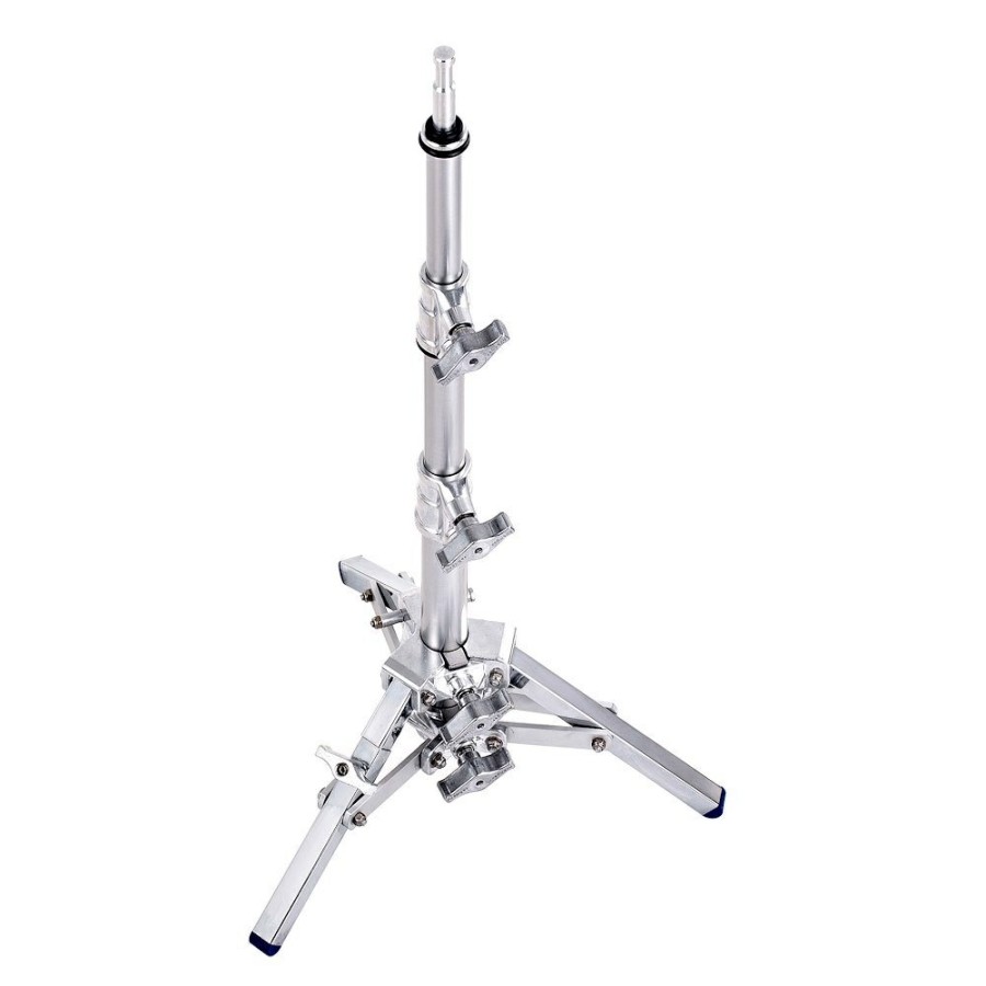 STANDS, ARMS AND CLAMPS Manfrotto | Avenger Babystandaard 10 Stalen Basis Alu Verhogers Sil 100Cm/39.4In