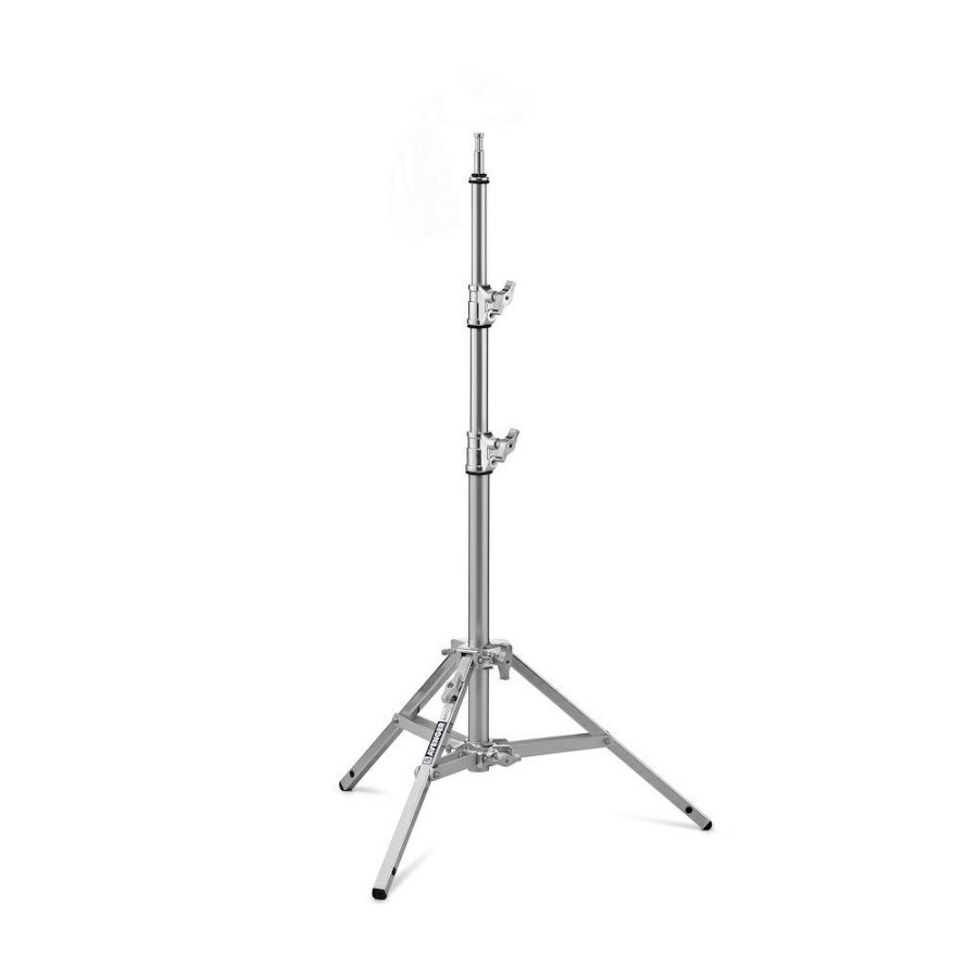 STANDS, ARMS AND CLAMPS Manfrotto | Avenger Babystandaard 17 Stalen Basis Alu Verhogers Sil 170 Cm/35 In