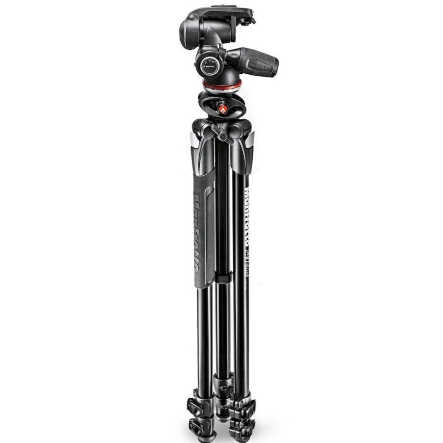 CAMERA Manfrotto | 290 Dubbele Aluminium 3-Delige Statiefset Met 804 3-Weg Kop