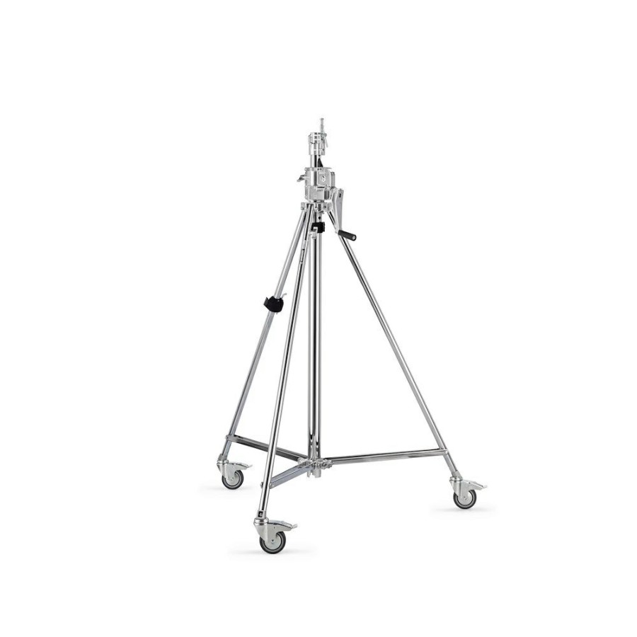 STANDS, ARMS AND CLAMPS Manfrotto | Avenger Wind Up Stand Cs 260Cm/102In 1 Riser, Geremde Wielen