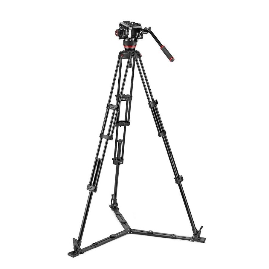 Video tripods Manfrotto | 504X Vloeistofvideokop Met Alu Twin-Pootstatief Gs