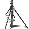 PHOTOGRAPHIC STYLE Manfrotto | Opwindbare Standaard Met Veiligheidskabel, Zwart Chroom