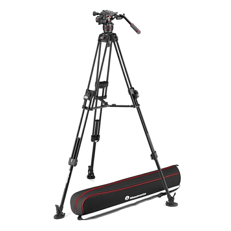 Video tripods Manfrotto | Nitrotech 608 Serie Met 645 Fast Twin Alu Statief