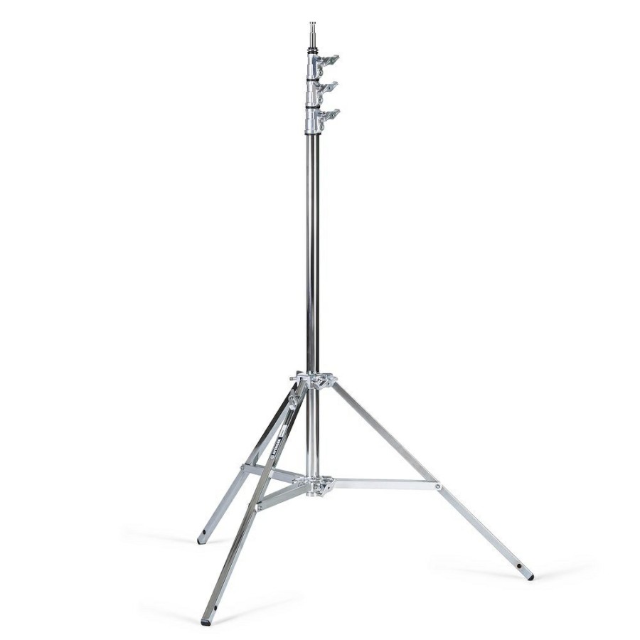 STANDS, ARMS AND CLAMPS Manfrotto | Avenger Babystandaard 40 Zilver 400 Cm/157 Inch Stalen Drievoudige Verhoger