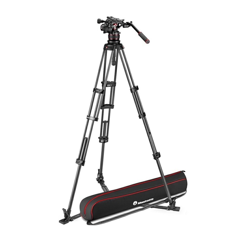 Video tripods Manfrotto | Nitrotech 612 Videokop, Cf Dubbelpootstatief Gs