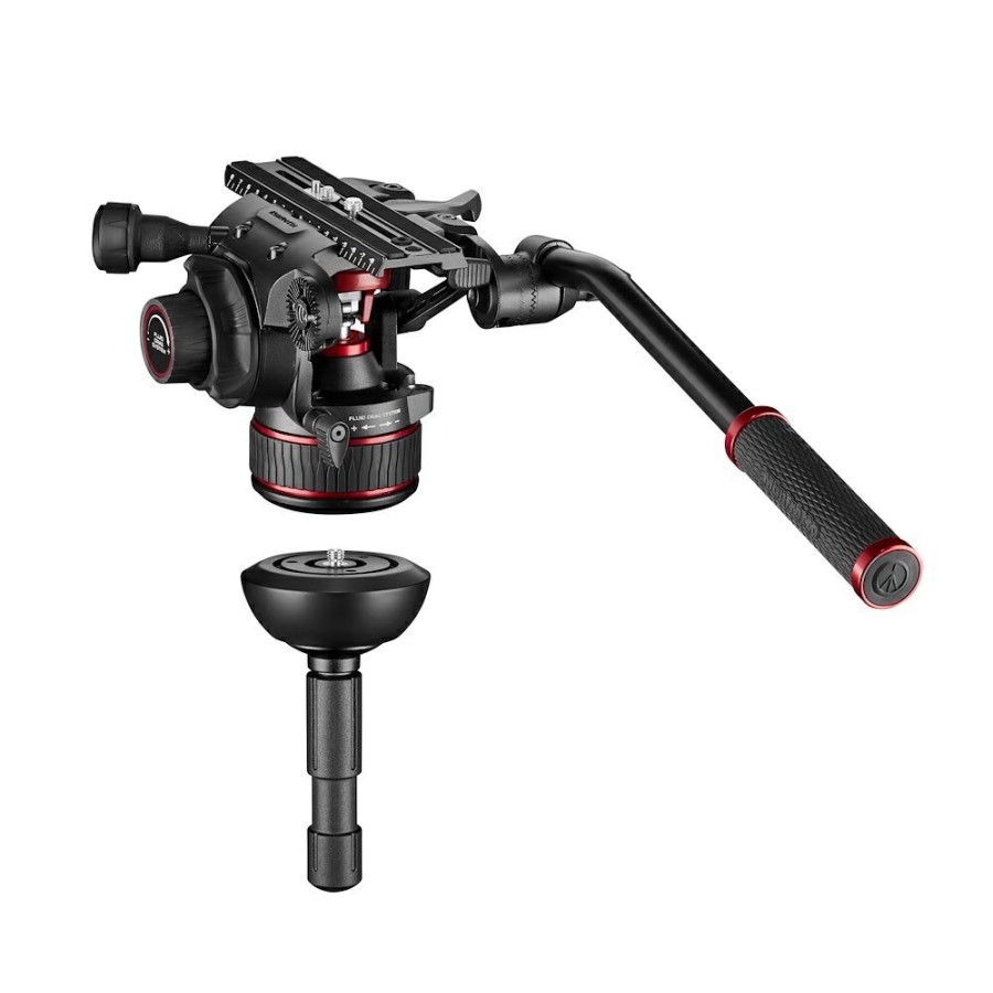 Video tripods Manfrotto | Nitrotech 612 Videokop, Cf Dubbelpootstatief Gs