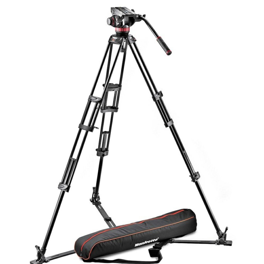 CAMERA Manfrotto | 502 Vloeistofvideokop En 546 Gb Aluminium Dubbelpootstatief